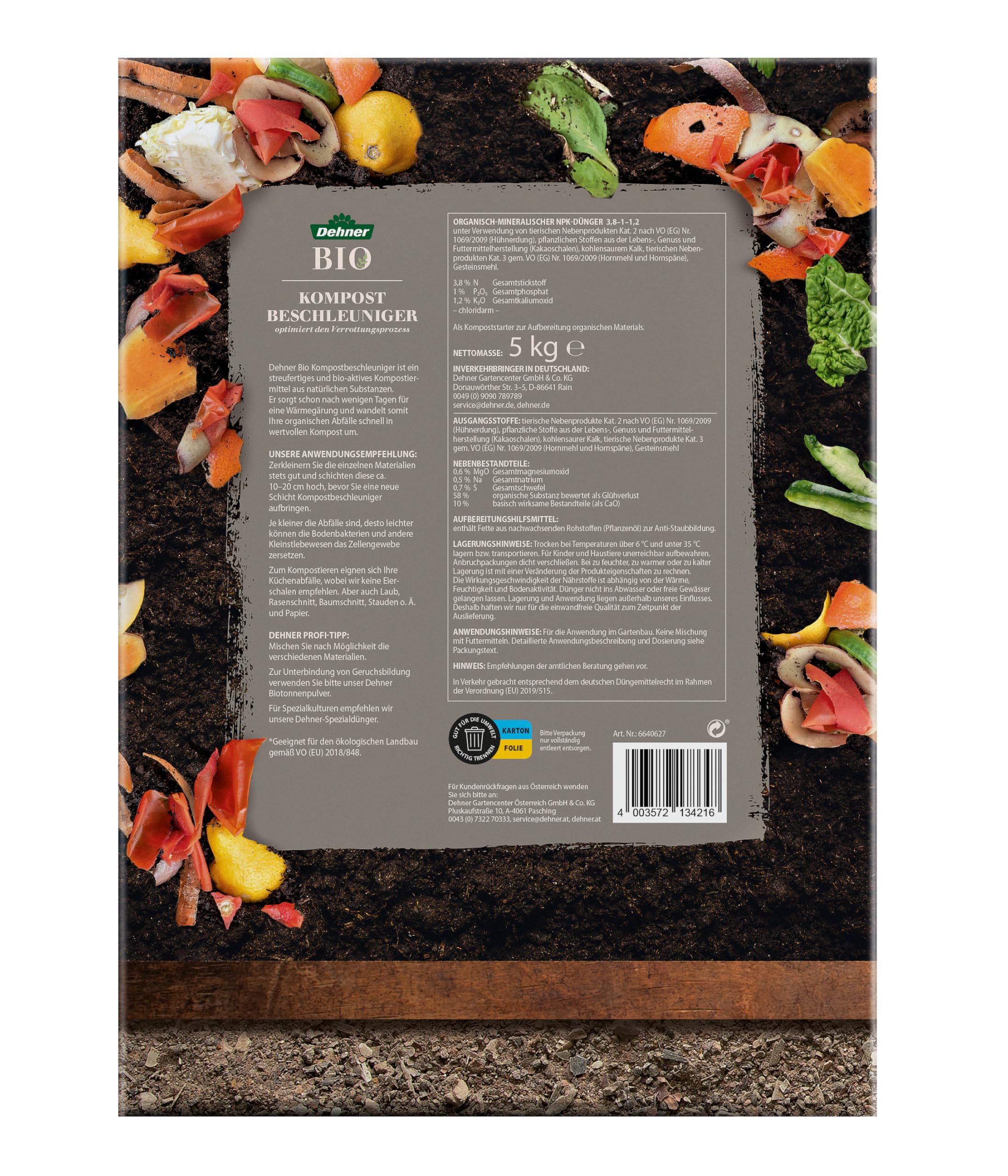 Dehner Bio Kompostbeschleuniger Naturdünger 5 kg