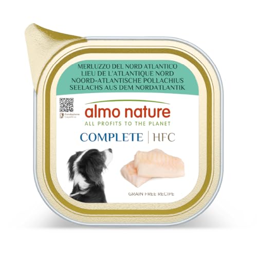 Almo Nature HFC Complete Nordatlantischer Kabeljau Hundefutter 17x85g glutenfrei