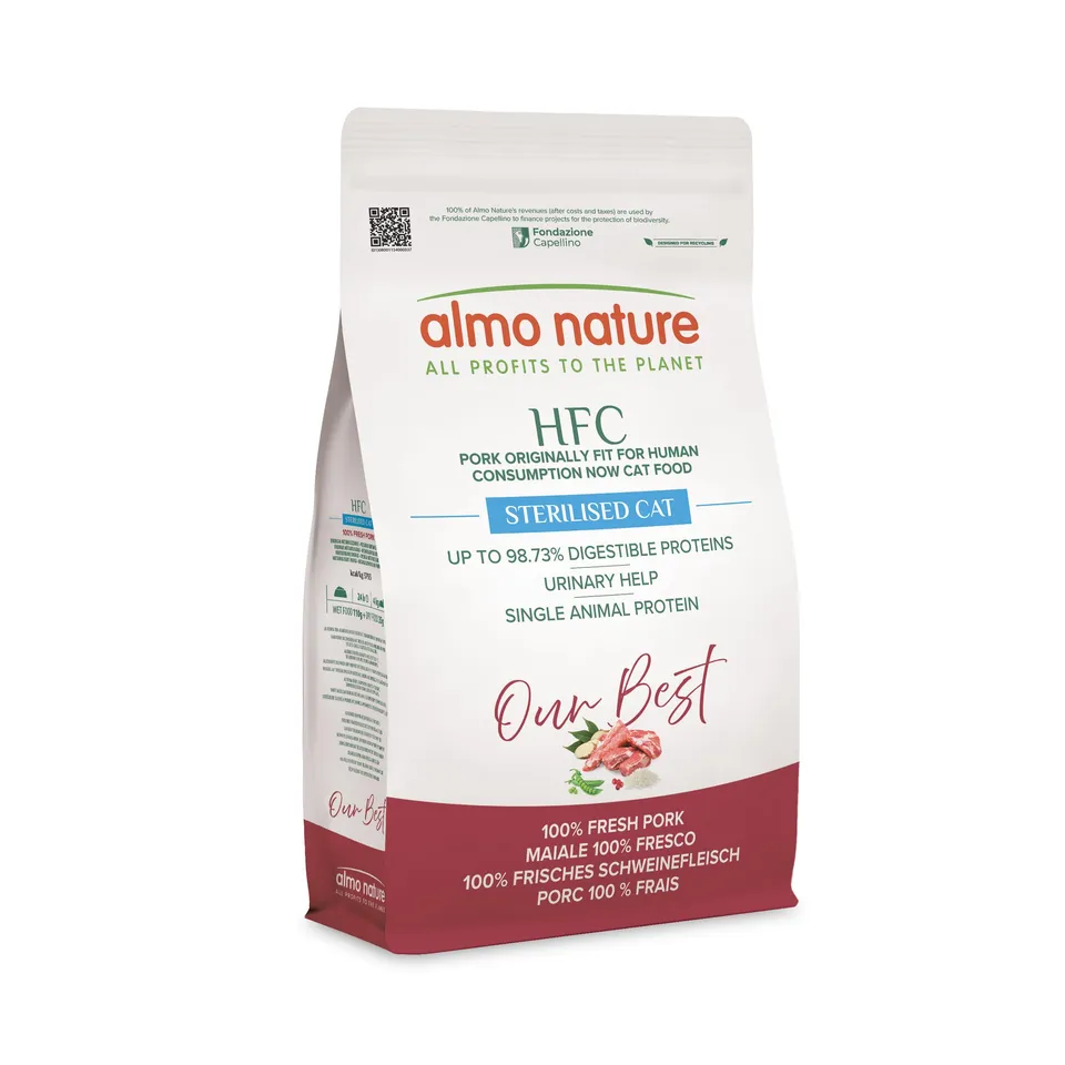 Almo Nature HFC Our Best Sterilized Trockenfutter Schwein 1,2kg glutenfrei