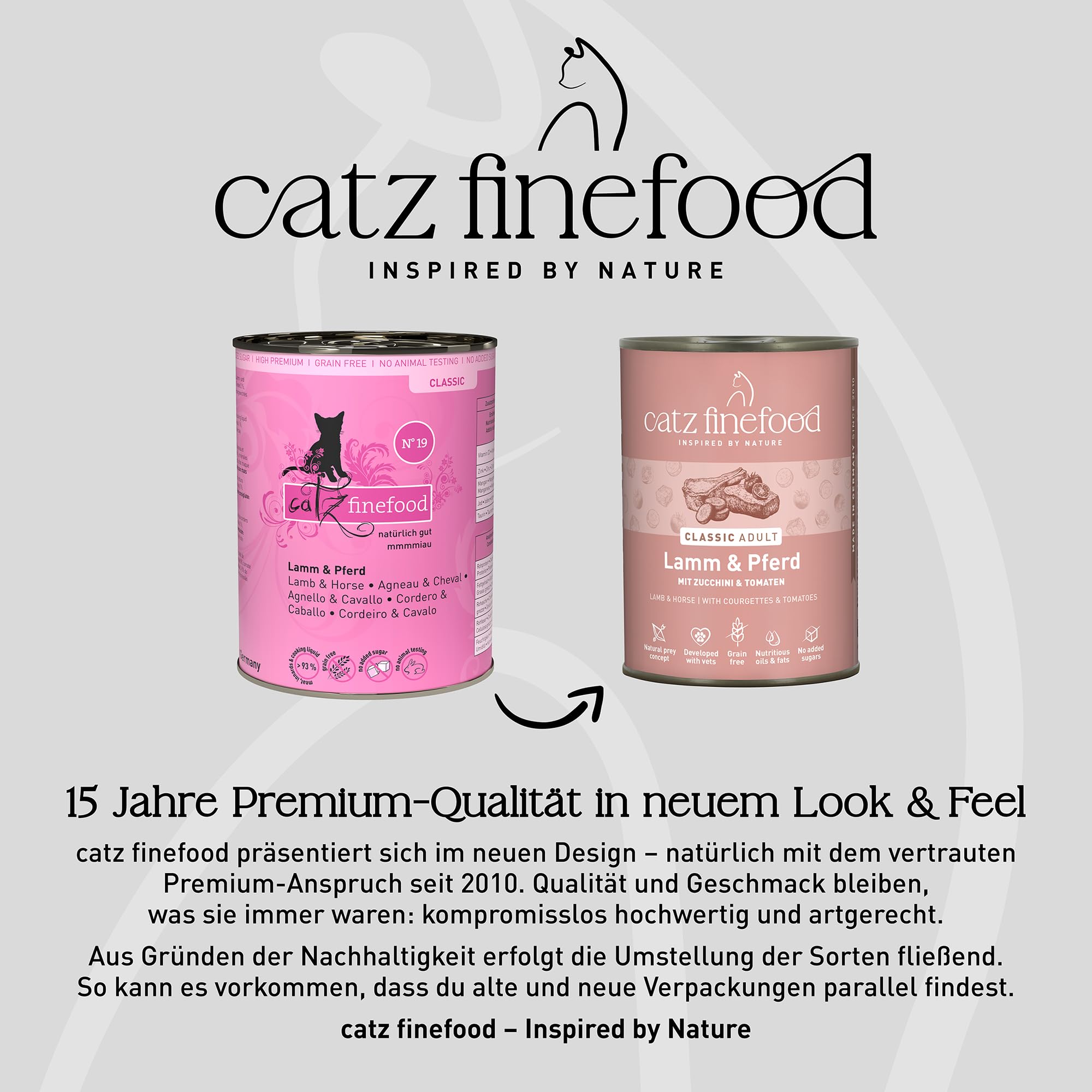 catz finefood N° 19 Lamm & Pferd Nassfutter 6 x 400 g