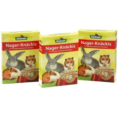 Dehner Knäckis Nagersnack 3 x 120 g knusprig