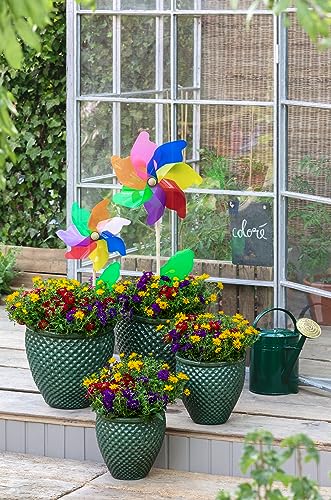 Dehner Premium Lovely Windrad Lichtreflektion bunt 109 cm