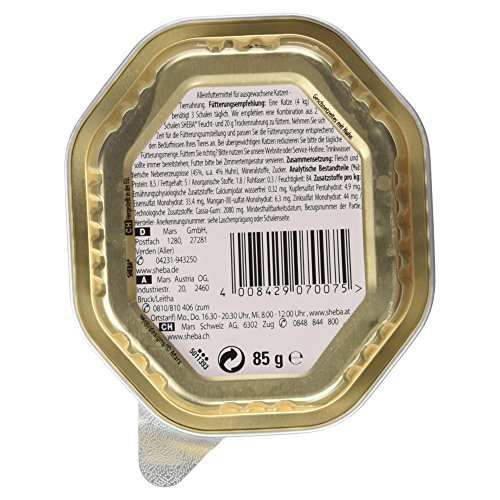 Sheba Delikatesse in Gelee Nassfutter Huhn 85 g Schale