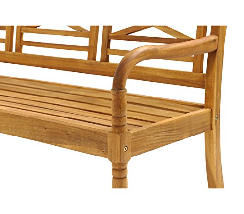 Dehner Premium Lovely Samoa Gartenbank 3-Sitzer 150cm Landhaus