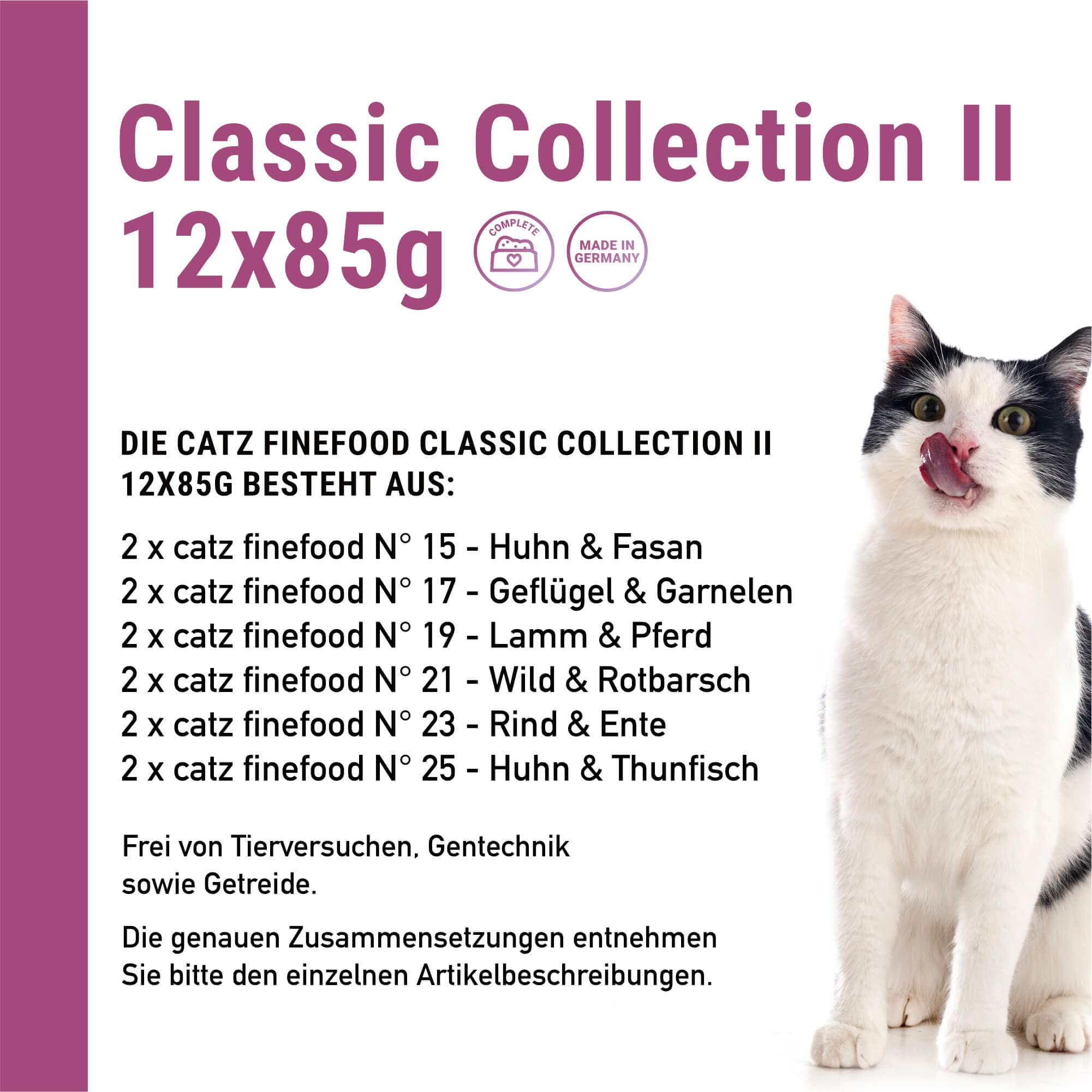 catz finefood Multipack 2 Nassfutter Mix 12x85g getreidefrei