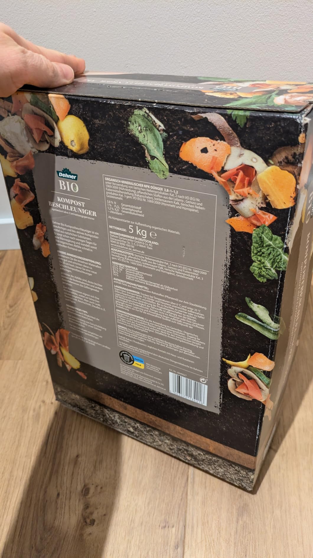 Dehner Bio Kompostbeschleuniger Naturdünger 5 kg organisch NPK