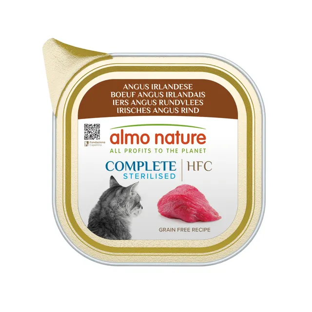 Almo Nature HFC Complete Sterilised Nassfutter Angus 85g