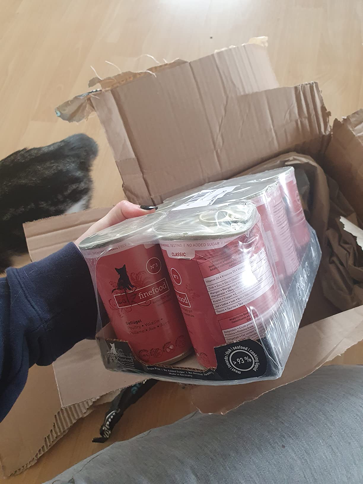 catz finefood N°3 Geflügel Katzenfutter nass 6x400g Preiselbeere