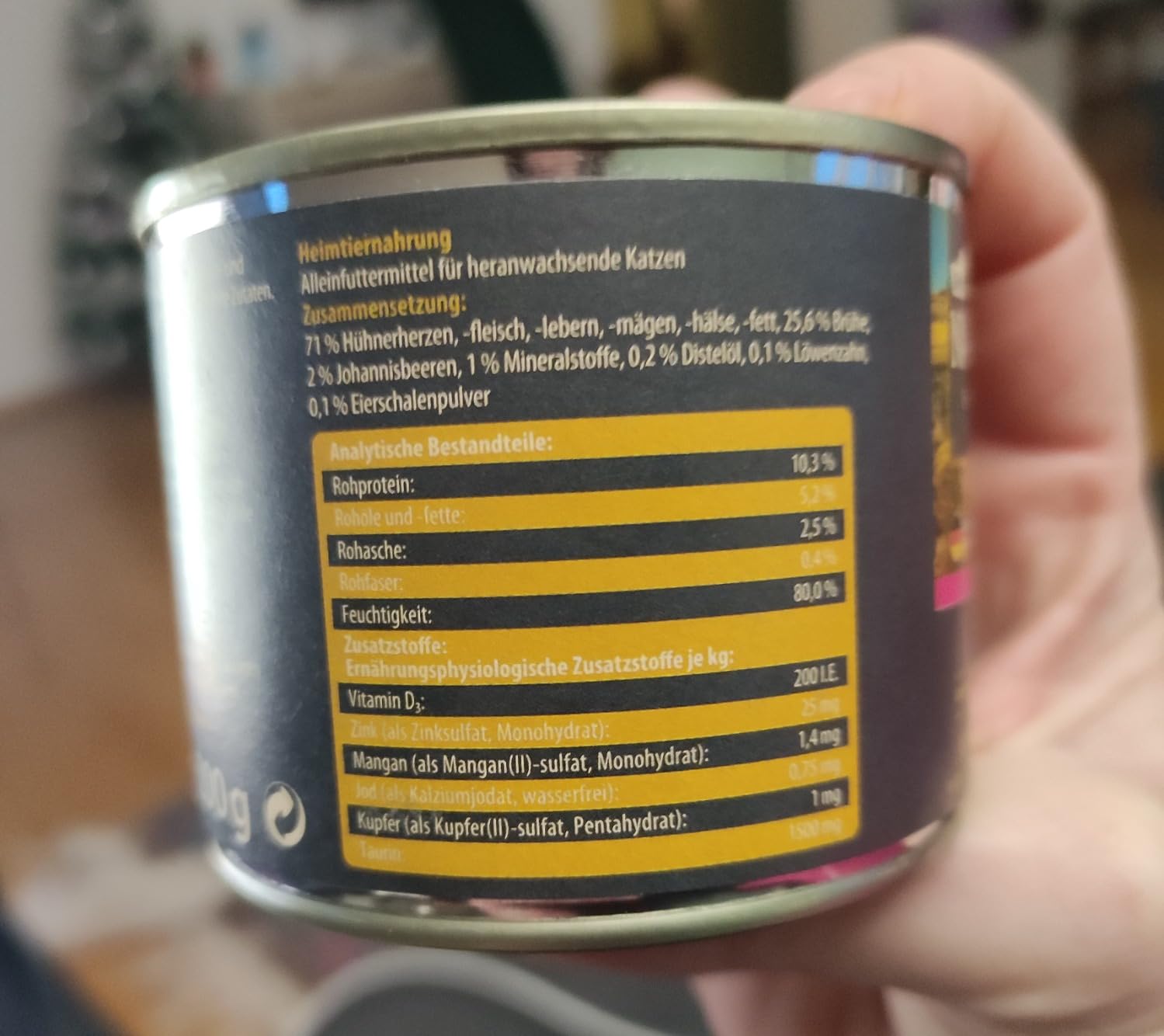 Dehner Wild Nature Hügelland Kitten Nassfutter 6x400g Huhn