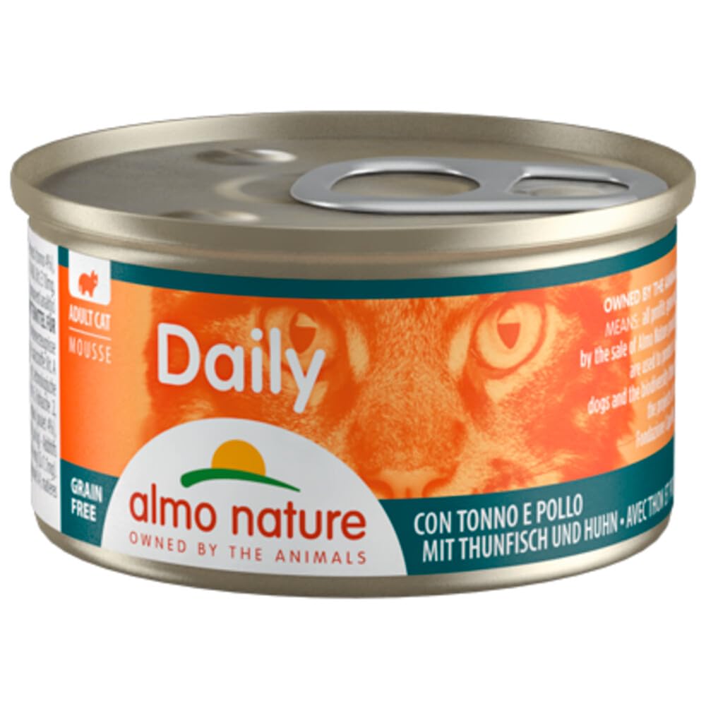 Almo Nature Daily Ozeanfisch Mousse Nassfutter 24x85g getreidefrei