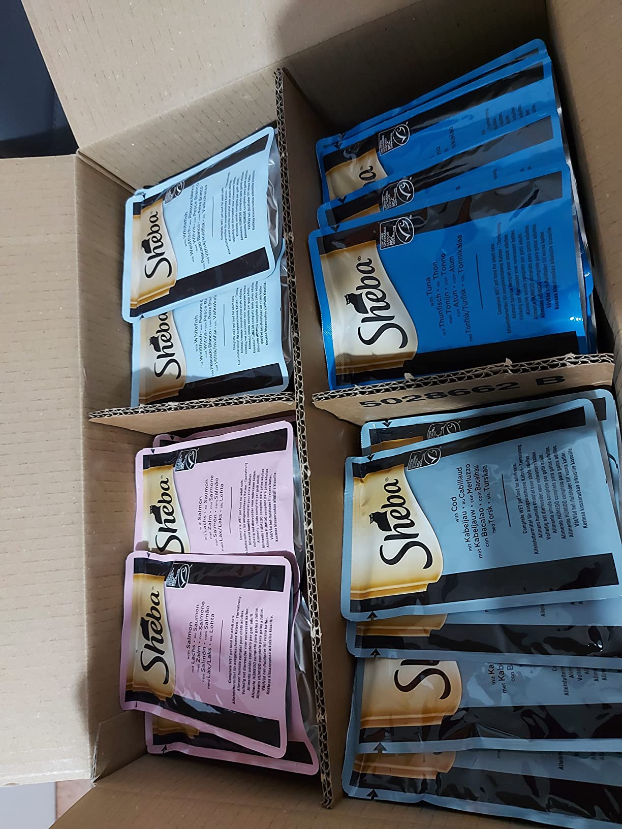 Sheba Multipack Nassfutter Fisch Gelee 60x85g