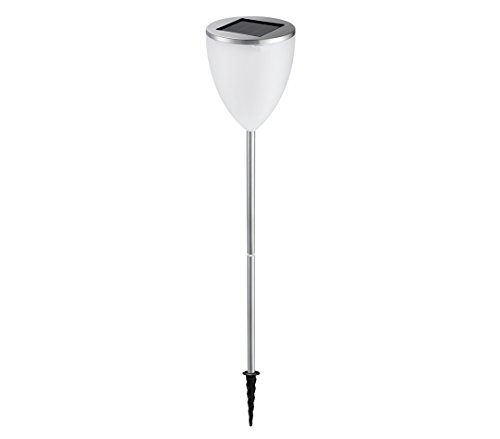Dehner Living Solarleuchte Wineglas weiß 71 cm 8h