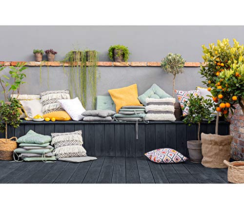 Dehner Premium Lovely Nick Sitzkissen 45x40 anthrazit