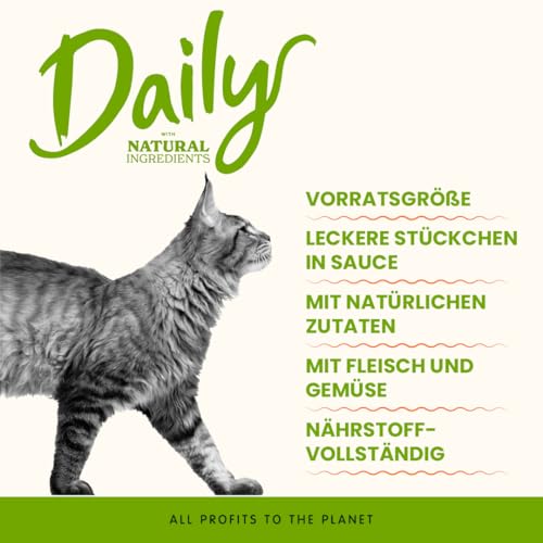 Almo Nature Daily Nassfutter Huhn Rind 6x70g Sauce