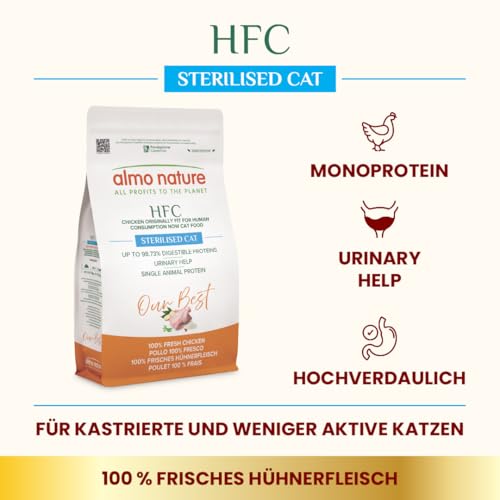 Almo Nature HFC Our Best Sterilized Trockenfutter Huhn 1,2 kg