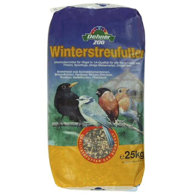 Dehner Premium Lovely Winter Streufutter Vögel 25 kg Erdnuss