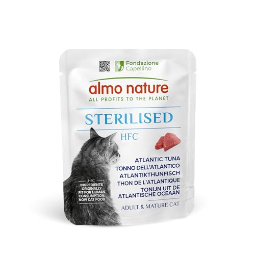 Almo Nature HFC Sterilised Nassfutter Thunfisch 24x50g leicht