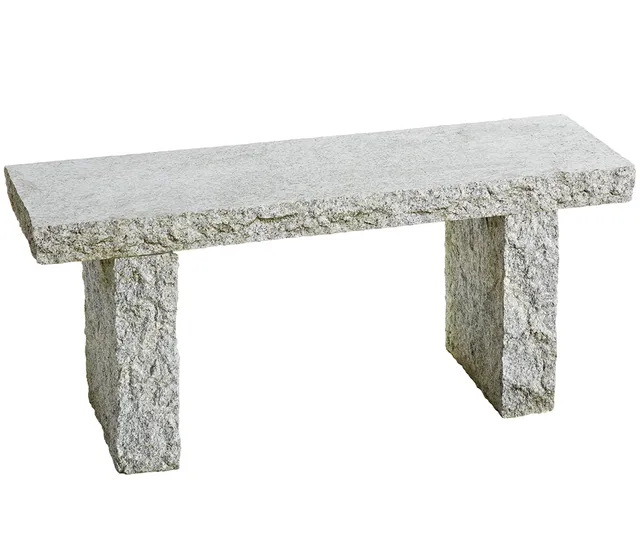 Dehner Fine Nature Gartenbank 2-Sitzer Granit 100 cm