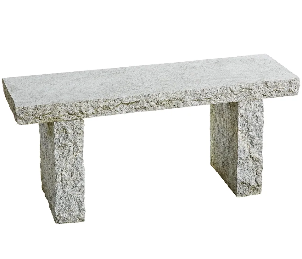 Dehner Fine Nature Gartenbank 2-Sitzer Granit 100 cm