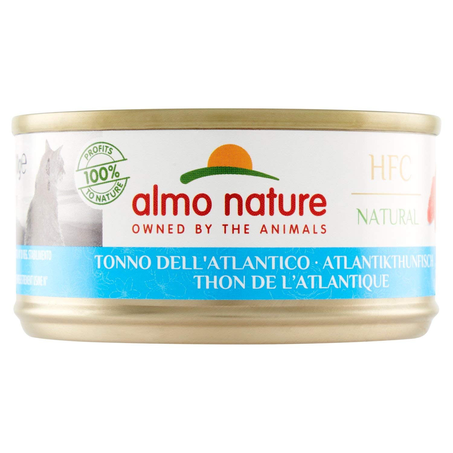 Almo Nature HFC Natural Thunfisch mit Jungsardellen Nassfutter 24x70g in Brühe