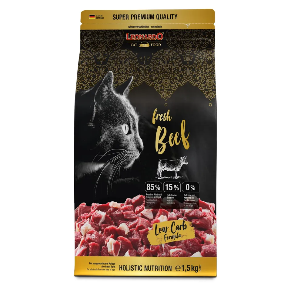 LEONARDO fresh Meat Rind Trockenfutter 1,5 kg getreidefrei
