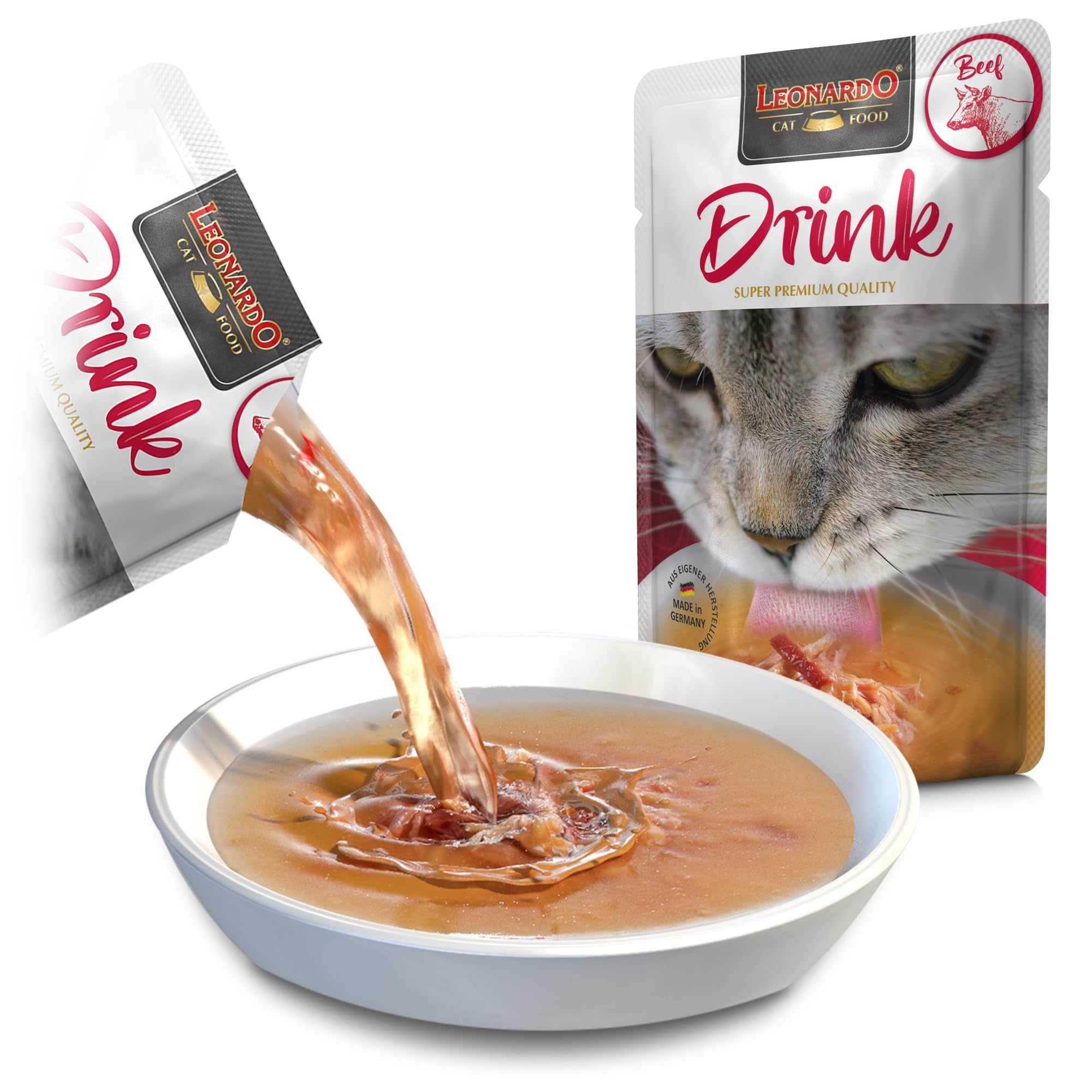 Leonardo Drink Rind Katzendrink 20x40g getreidefrei