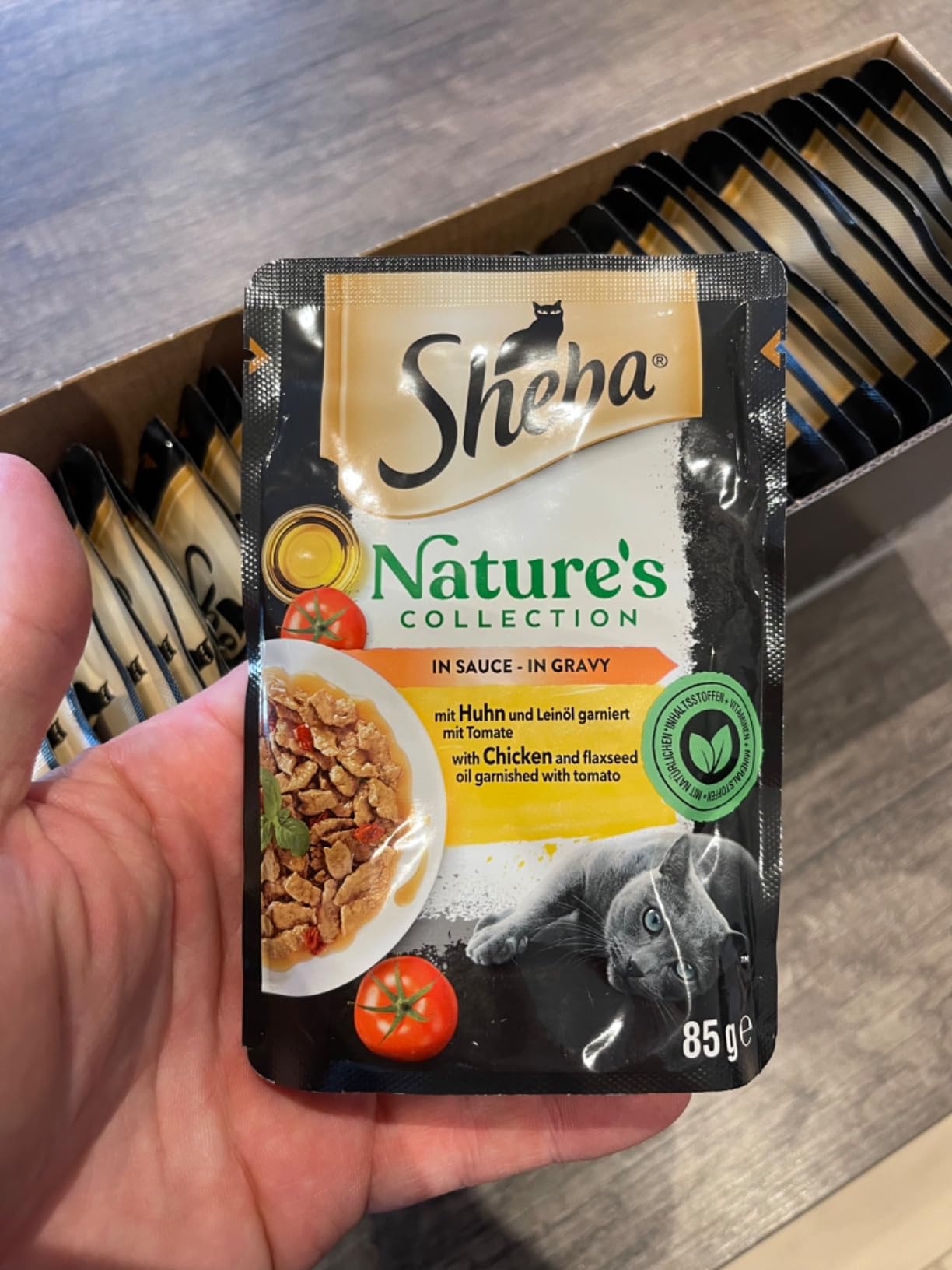 Sheba Nature's Collection Nassfutter Huhn 28x85g Sauce natürlich