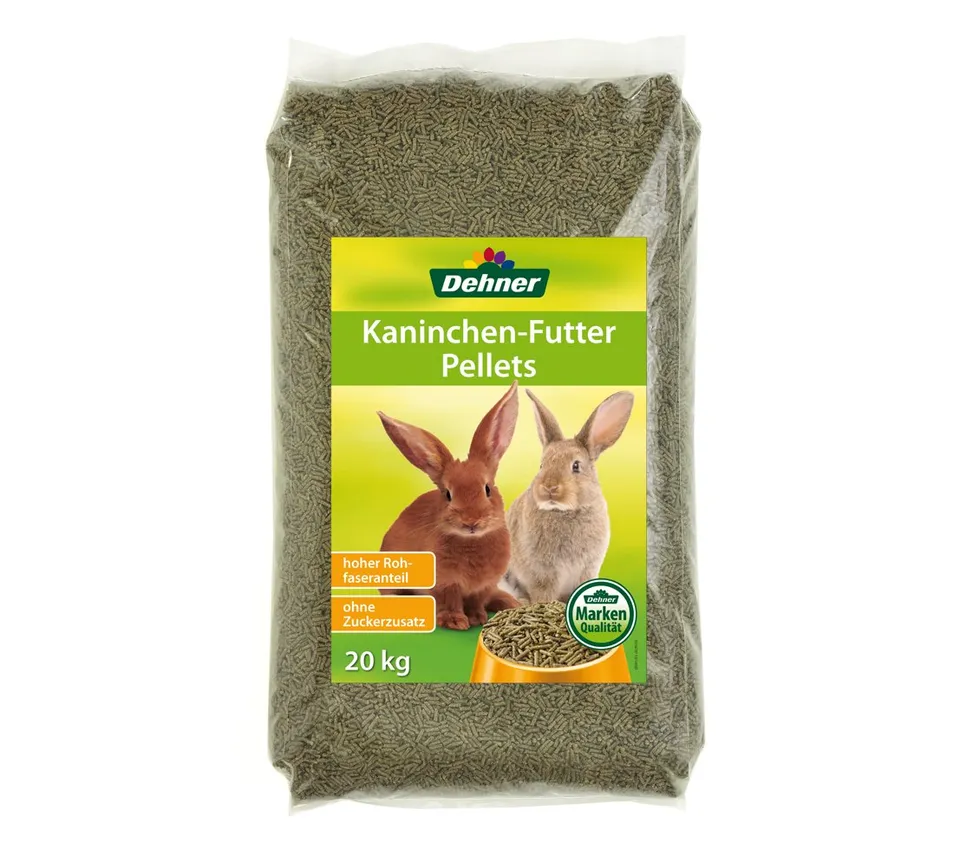 Dehner Premium Lovely Kaninchenfutter Pellets 20kg zuckerfrei