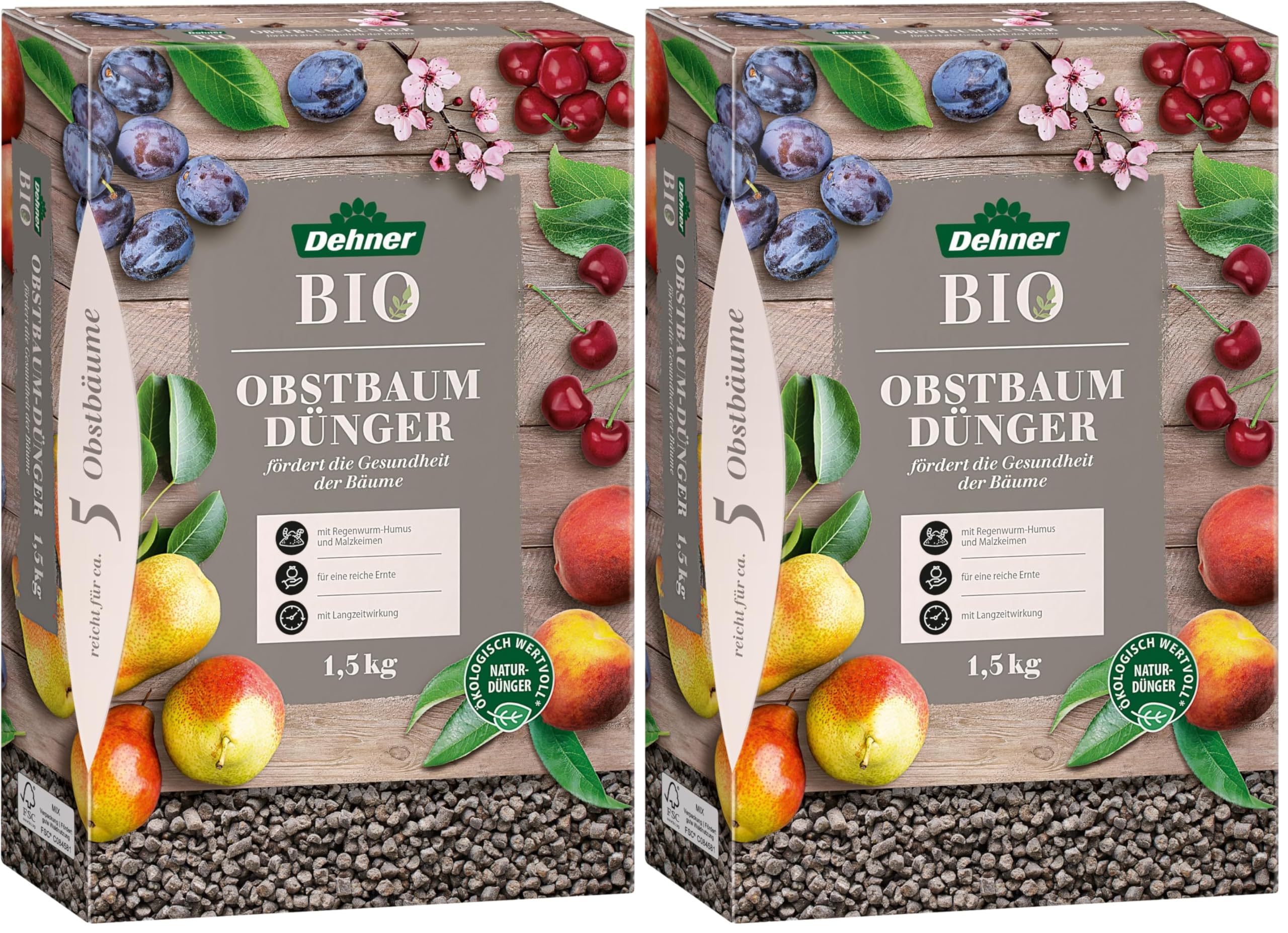 Dehner Premium Lovely Bio Obstbaumdünger 1,5kg organisch