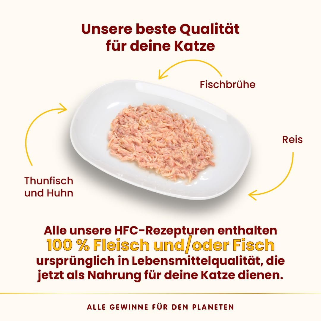 Almo Nature HFC Natural Nassfutter 24x150g Thunfisch Huhn