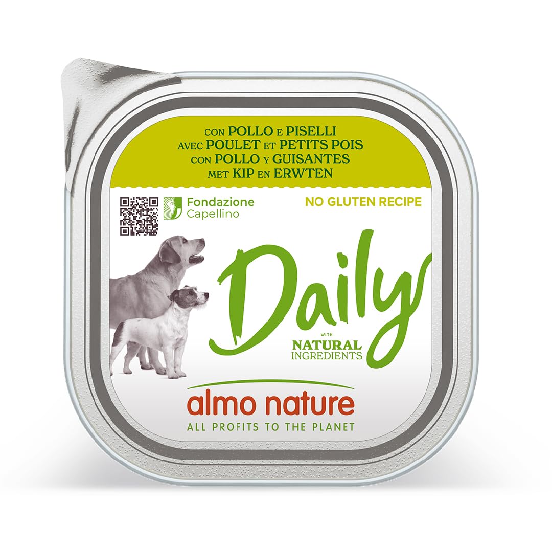 Almo Nature Daily Kalb Karotte Nassfutter Hund 9x300g