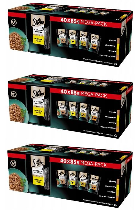 Sheba Selection Mini Filets Nassfutter Geflügel 120x85g