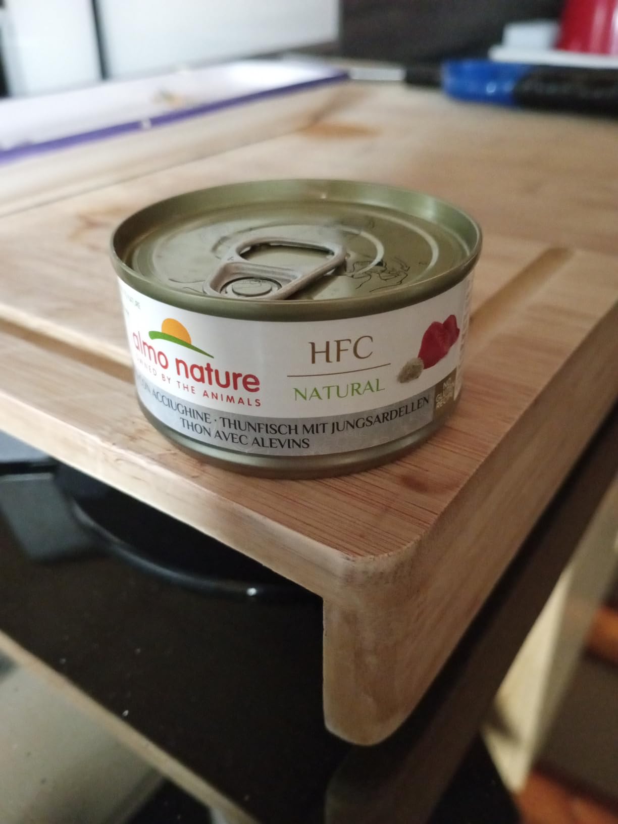 Almo Nature HFC Natural Thunfisch mit Jungsardellen Nassfutter 24x70g in Brühe