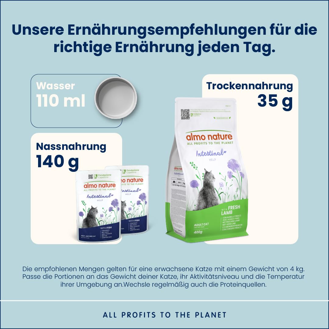 Almo Nature Functional Intestinal Nassfutter 6x70g Fisch