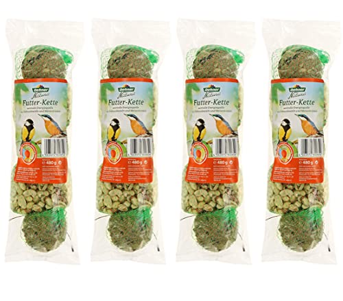 Dehner Natura Futterkette Wildvogelfutter 4x480 g energiereich