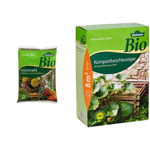 Dehner Bio Hornmehl Kompostbeschleuniger Dünger-Set 2x5 kg bio