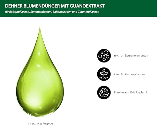 Dehner Blumendünger Guano Flüssigdünger 3 l NPK