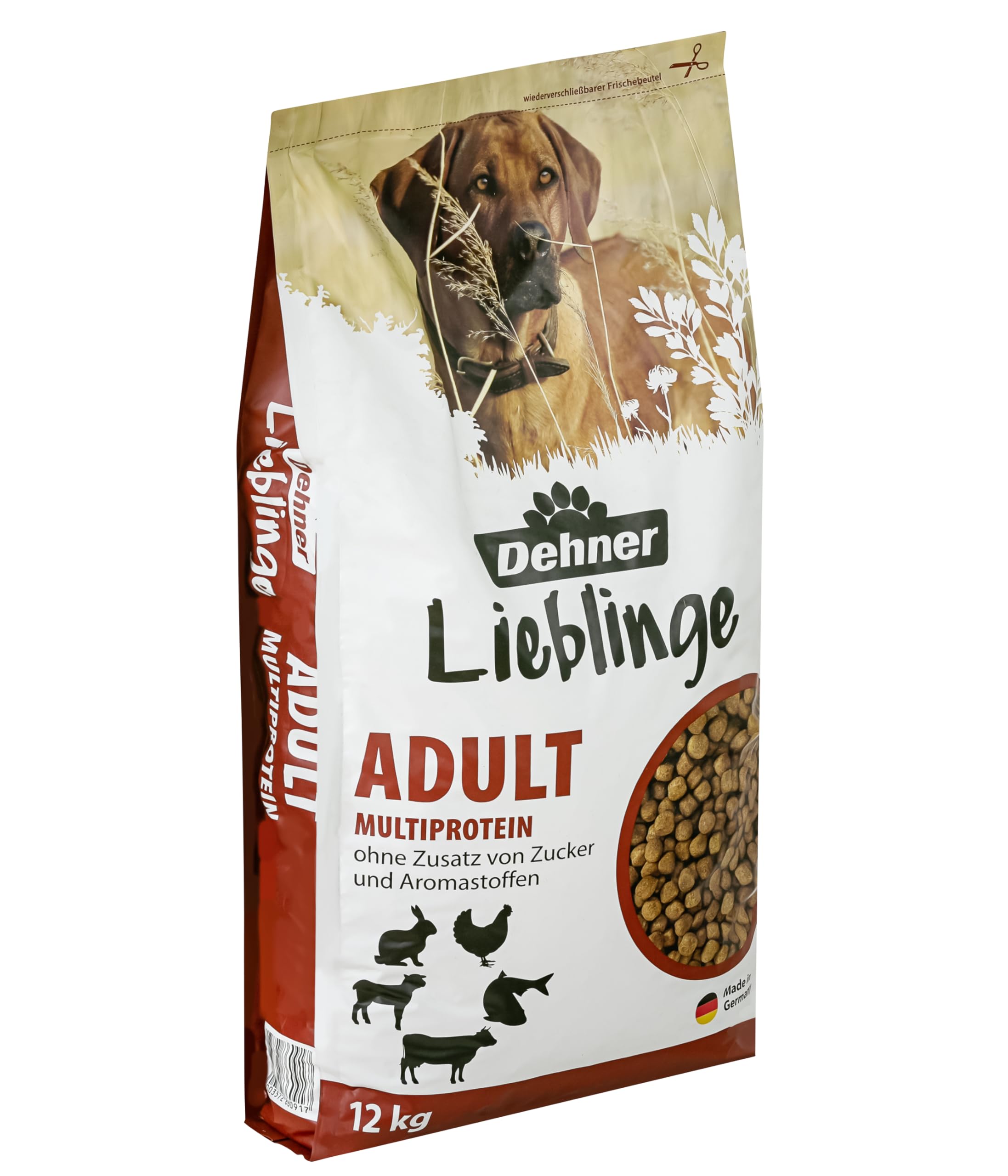 Dehner Knusper-Mix Adult Trockenfutter Geflügel 12 kg