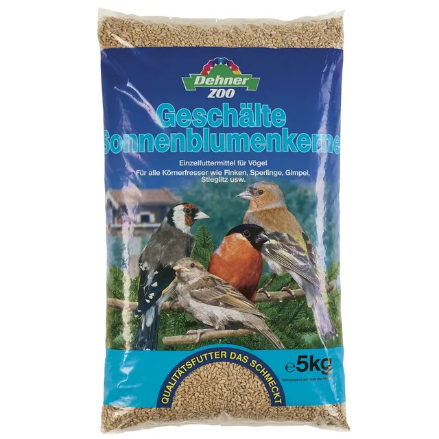 Dehner Sonnenblumenkerne geschält Vogelfutter 5 kg