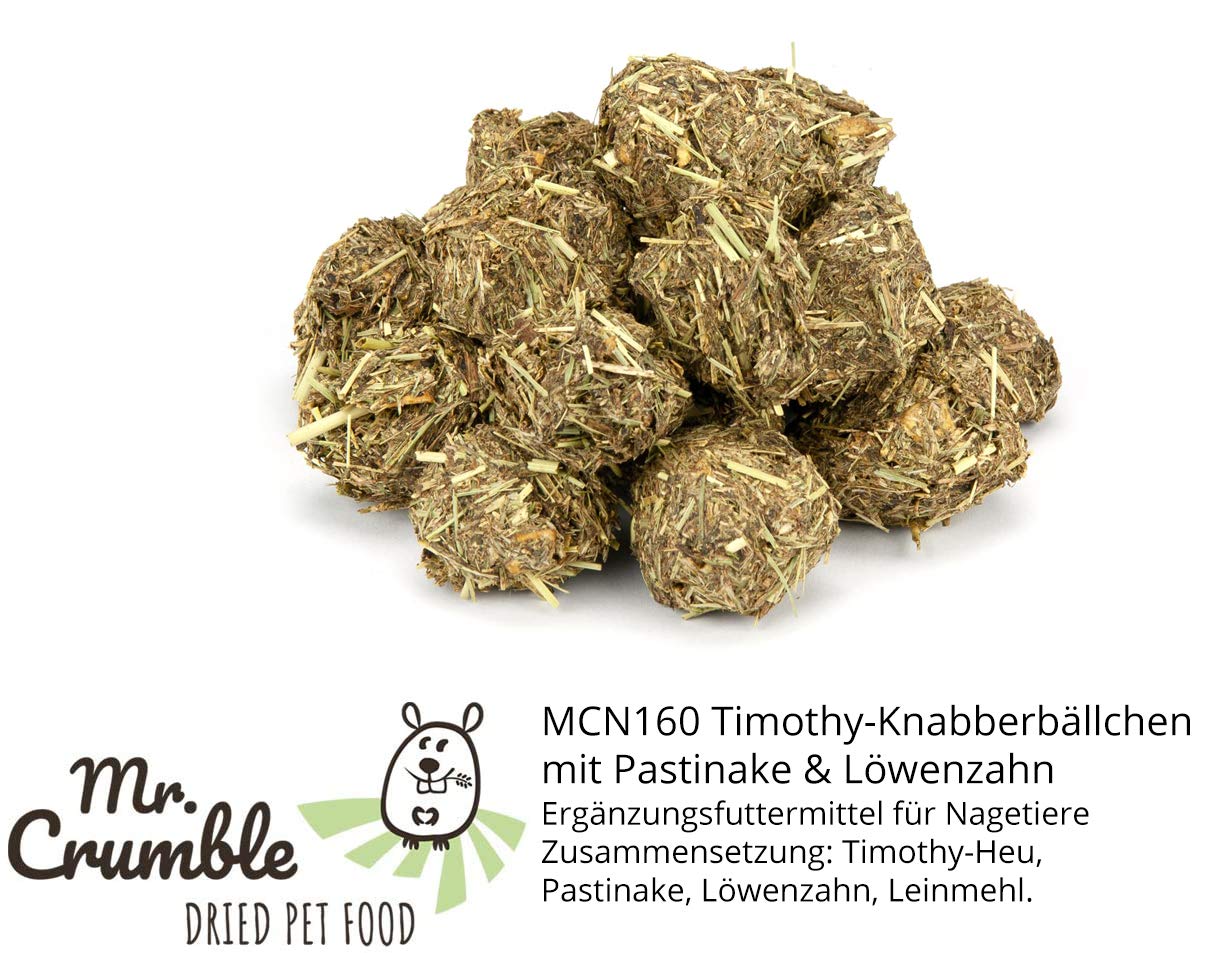 Mr. Crumble Knabberbällchen Heu Snack 6x60g Getreidefrei