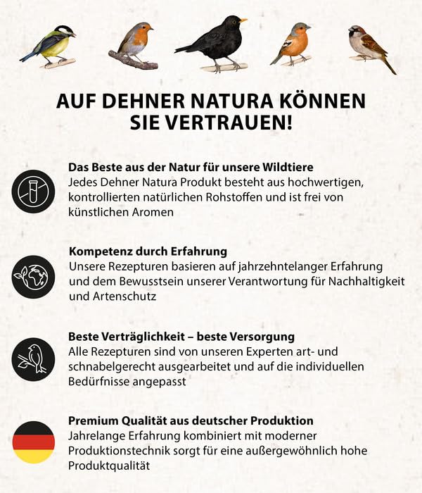 Dehner Natura Premium Futtertafeln Mix 6x300g mit Spender