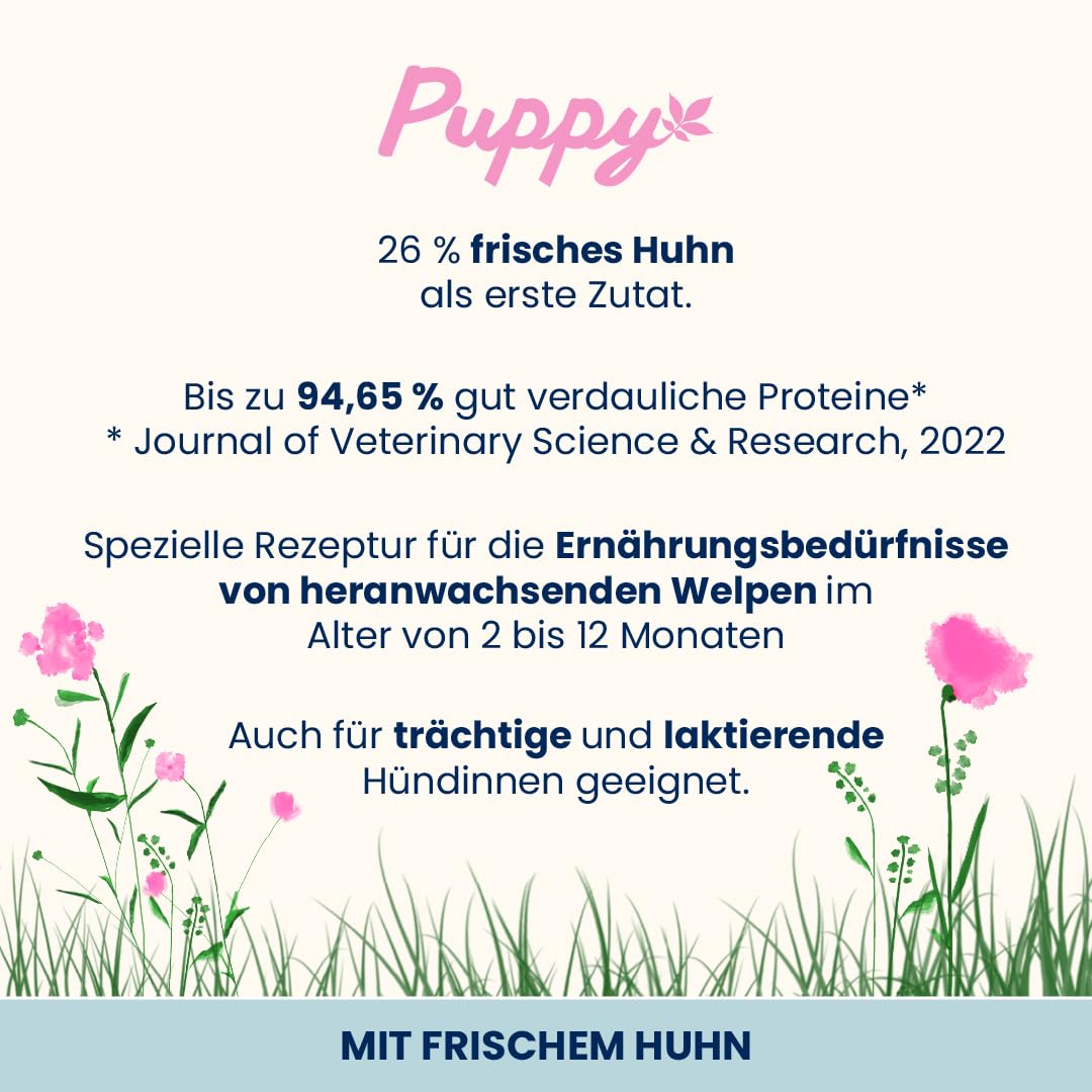 Almo Nature Puppy M-L Trockenfutter Huhn 12kg für Welpen