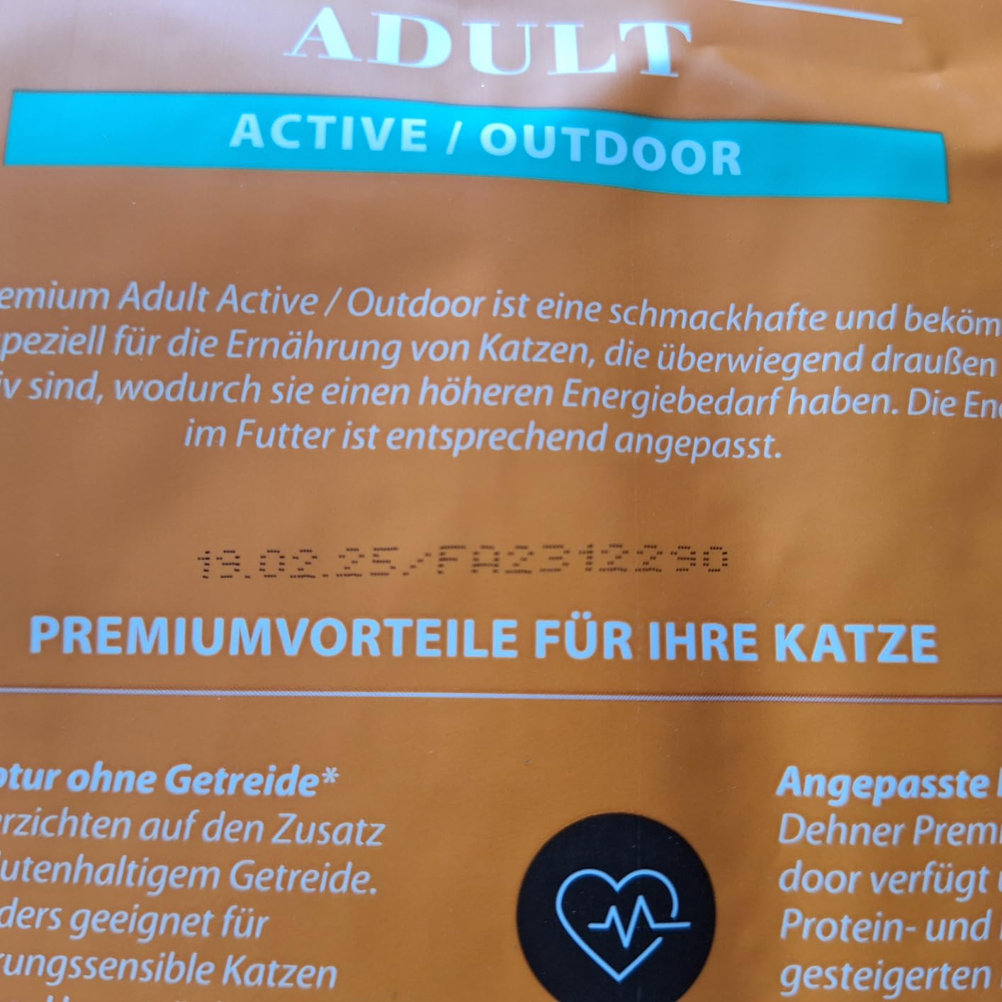 Dehner Premium Active Outdoor Trockenfutter Huhn 2 kg getreidefrei