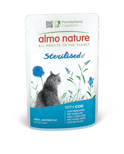 Almo Nature Sterilised Nassfutter Kabeljau 30x70 g fettarm