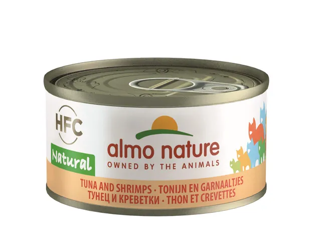 Almo Nature Thunfisch Garnelen Nassfutter 24x70g proteinreich
