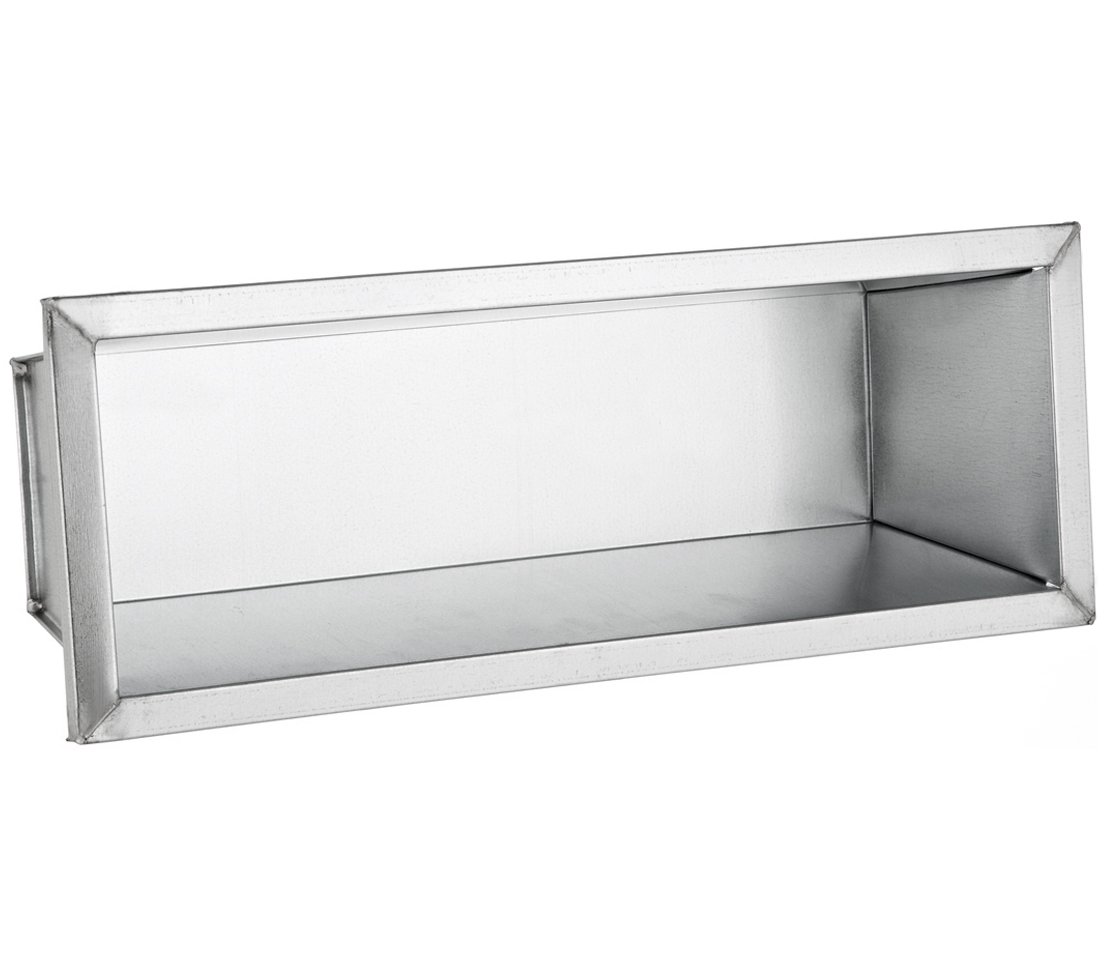 Dehner Gartencenter Blumenkasten Metall silber 50 cm