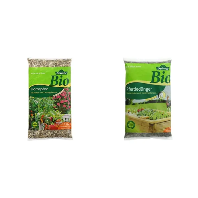 Dehner Bio Hornspäne Dünger 2,5 kg Langzeit Stickstoff