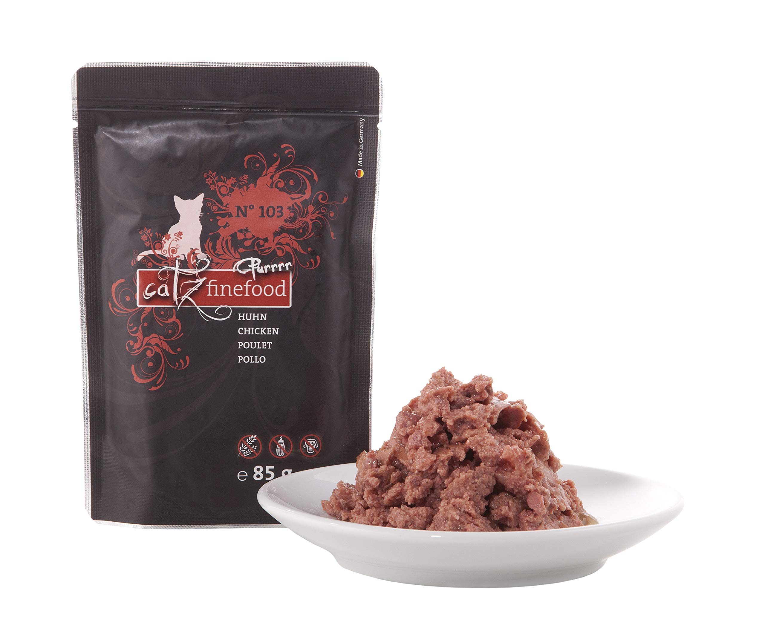catz finefood Purrrr N°103 Nassfutter Huhn 85g getreidefrei