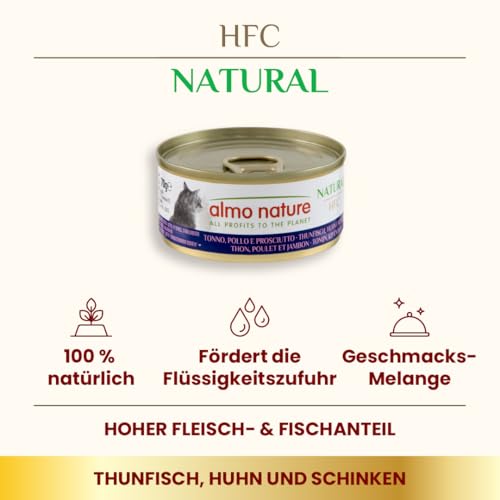 Almo Nature HFC Natural Nassfutter Thunfisch 24x70 g