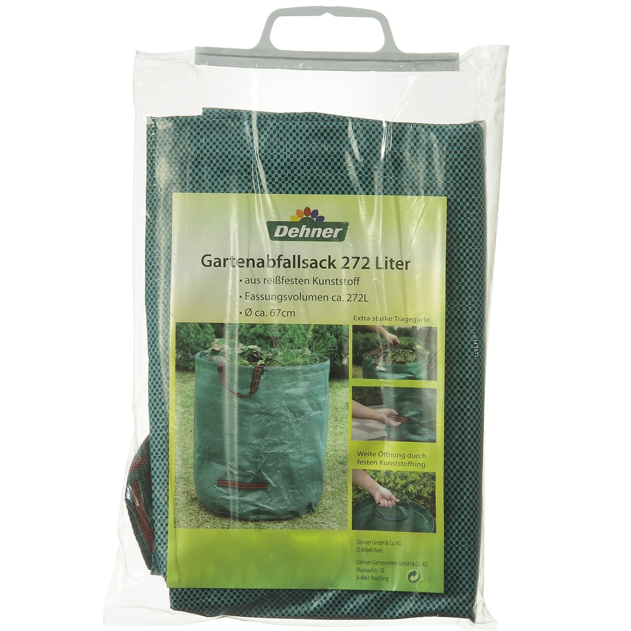 Dehner Premium Lovely Gartenabfallsack 272 l reissfest
